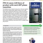 ITM-51 saves 120 liters of product with each phase transition in a UHT plant