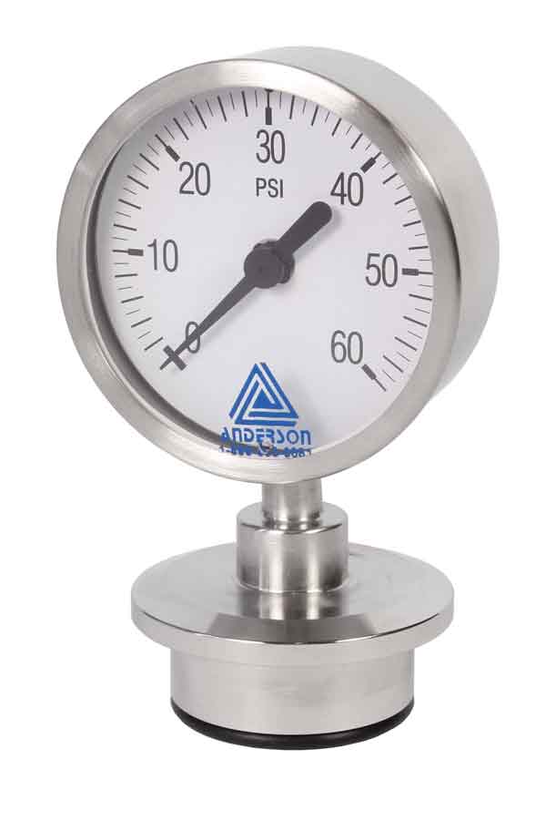 EK Life Sciences Series Pressure Gauge (63mm) - Pressure Sensors - Img 1 - Anderson-Negele