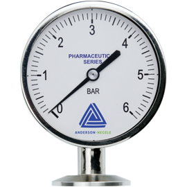 EM Pressure gauge with 90 mm display Pressure Sensors Products